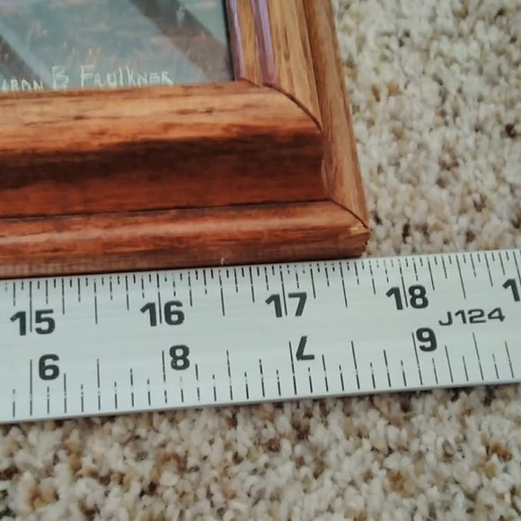 Aaron B Faulkner Americana Print - Framed & Numbered- Six O'clock News - Picture 7 of 10